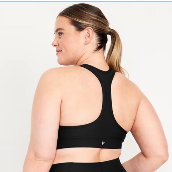 Old Navy Medium Support PowerSoft Racerback Sports Bra - Picture 2 of 5